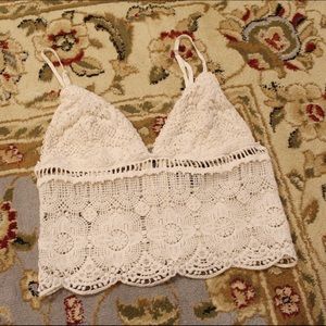 BOHEMIAN CROCHET CROP TOP